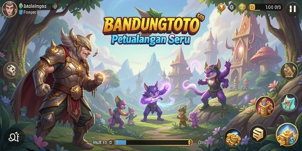 Tampilan gameplay seru dalam petualangan BANDUNGTOTO.