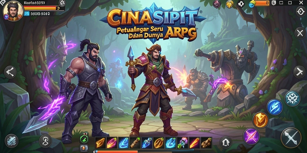 Tampilan menarik dari gameplay CINASIPIT dalam dunia ARPG.