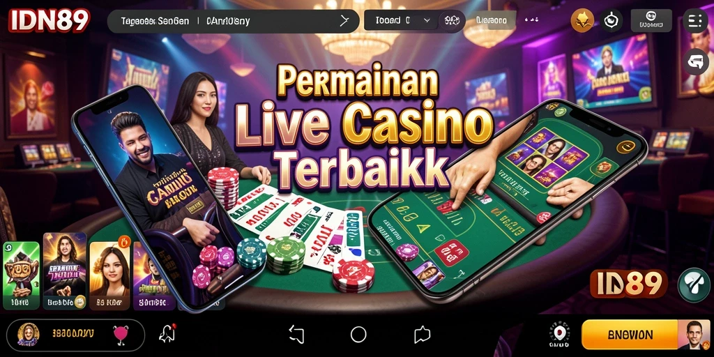 Gameplay Live Casino yang mendebarkan di IDN89.