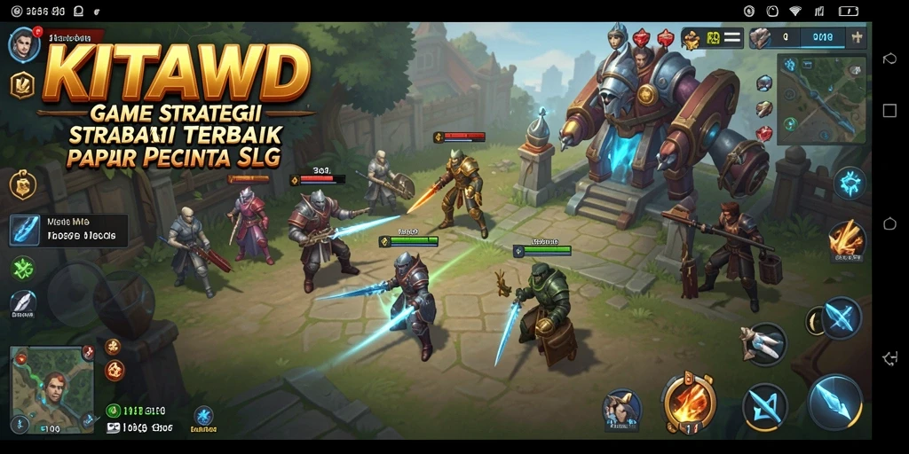 Tampilan gameplay menarik dalam <strong>KITAWD</strong> yang menunjukkan strategi pertempuran.