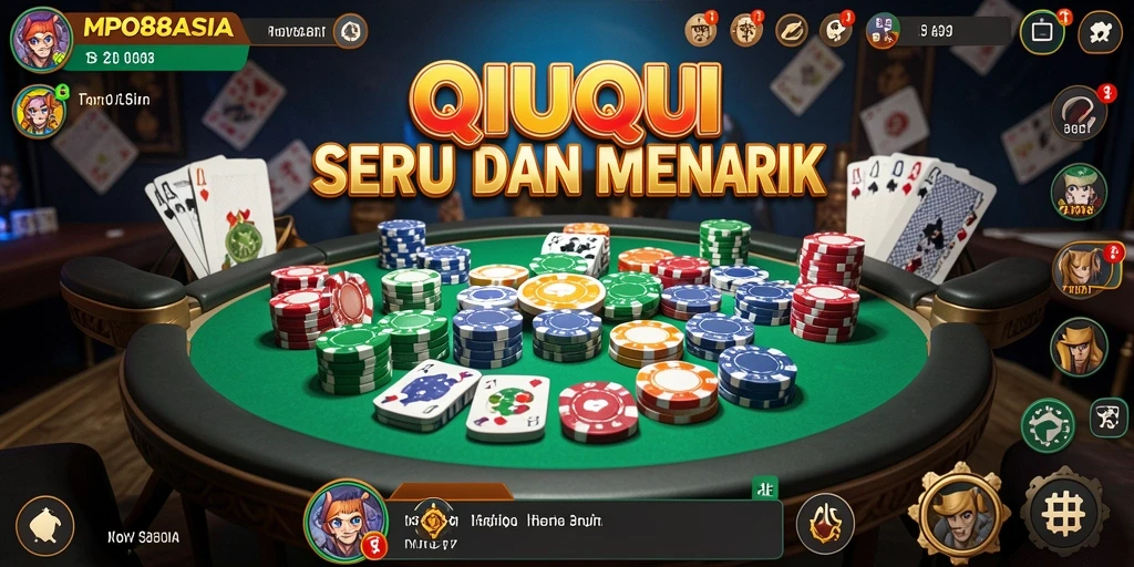 Tampilan gameplay QiuQiu yang seru di MPO88ASIA.