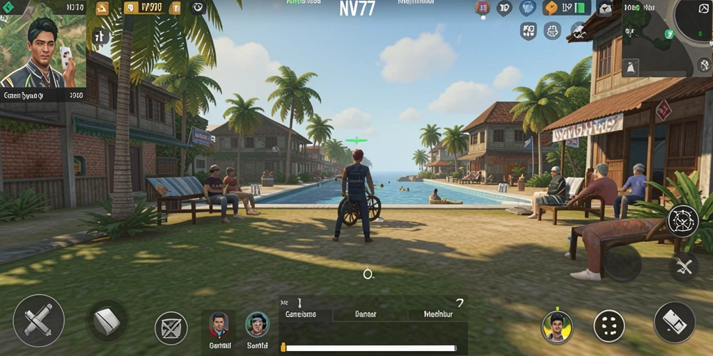 Tampilan gameplay NV77 yang menarik dan menghibur bagi semua pemain.