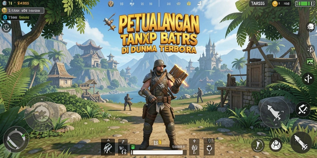 Gameplay TAR555 yang menampilkan eksplorasi dunia terbuka yang luas dan beragam.